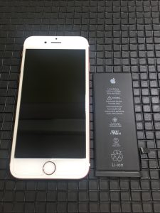 iPhone6s　バッテリー